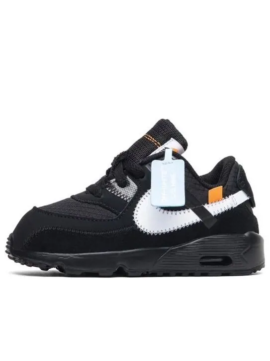 Кроссовки x off white air max 90 Nike — изображение 1 из 4, черный/белый--черный