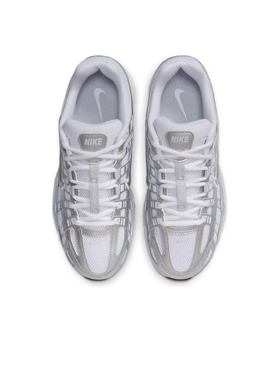 Кроссовки (WMNS) Nike P-6000 'Silver White Beige' — изображение 4 из 6, серебряный
