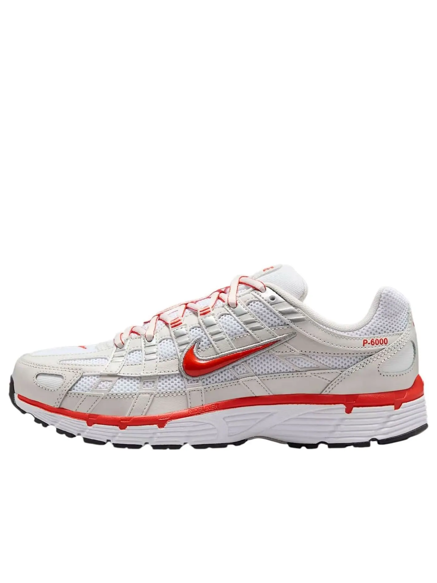 Кроссовки (WMNS) Nike P-6000 'White Platinum Tint Picante Red' — изображение 1 из 6, серебряный