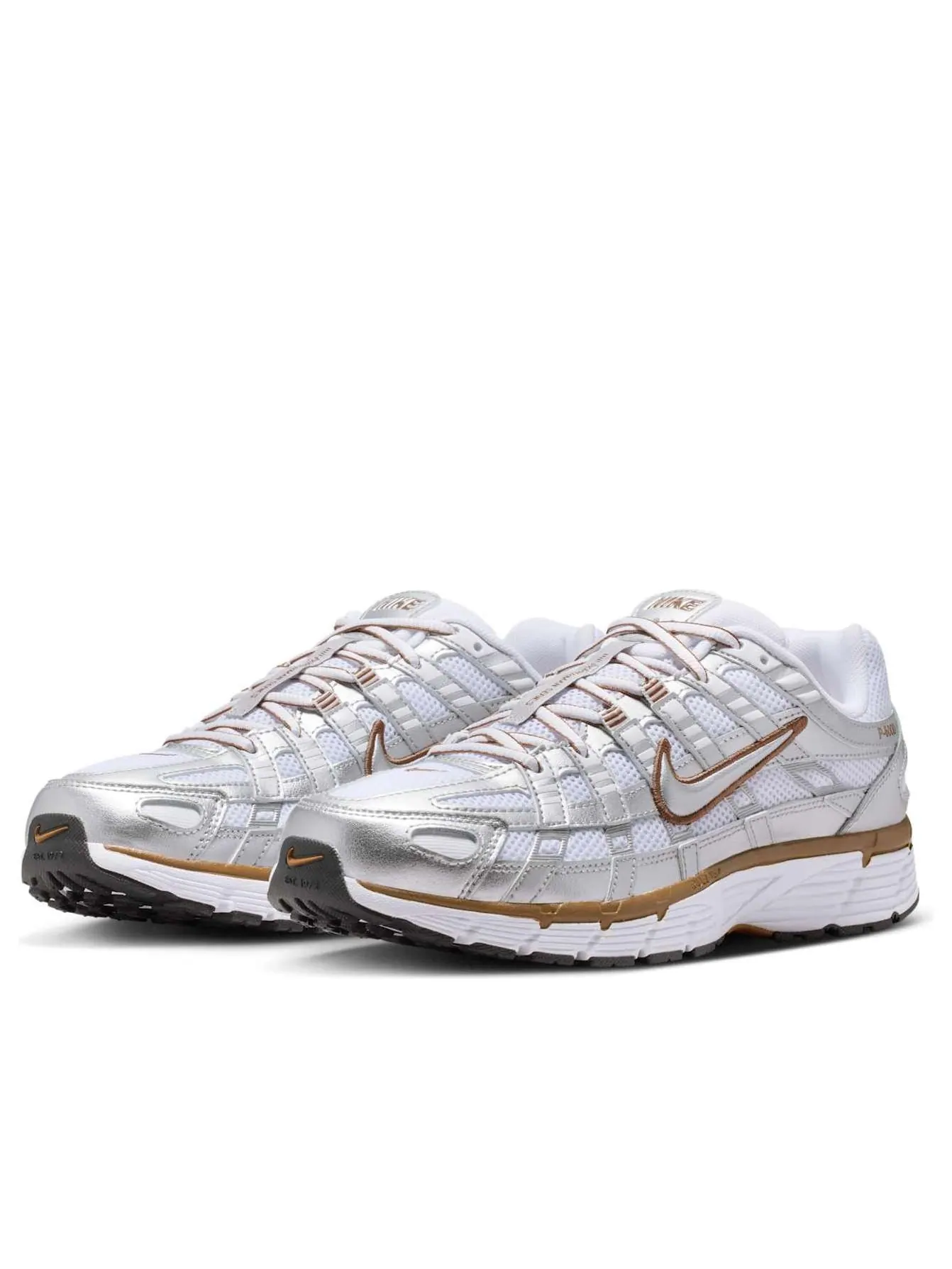 Кроссовки (WMNS) Nike P-6000 'Light British' — изображение 4 из 6, серебряный