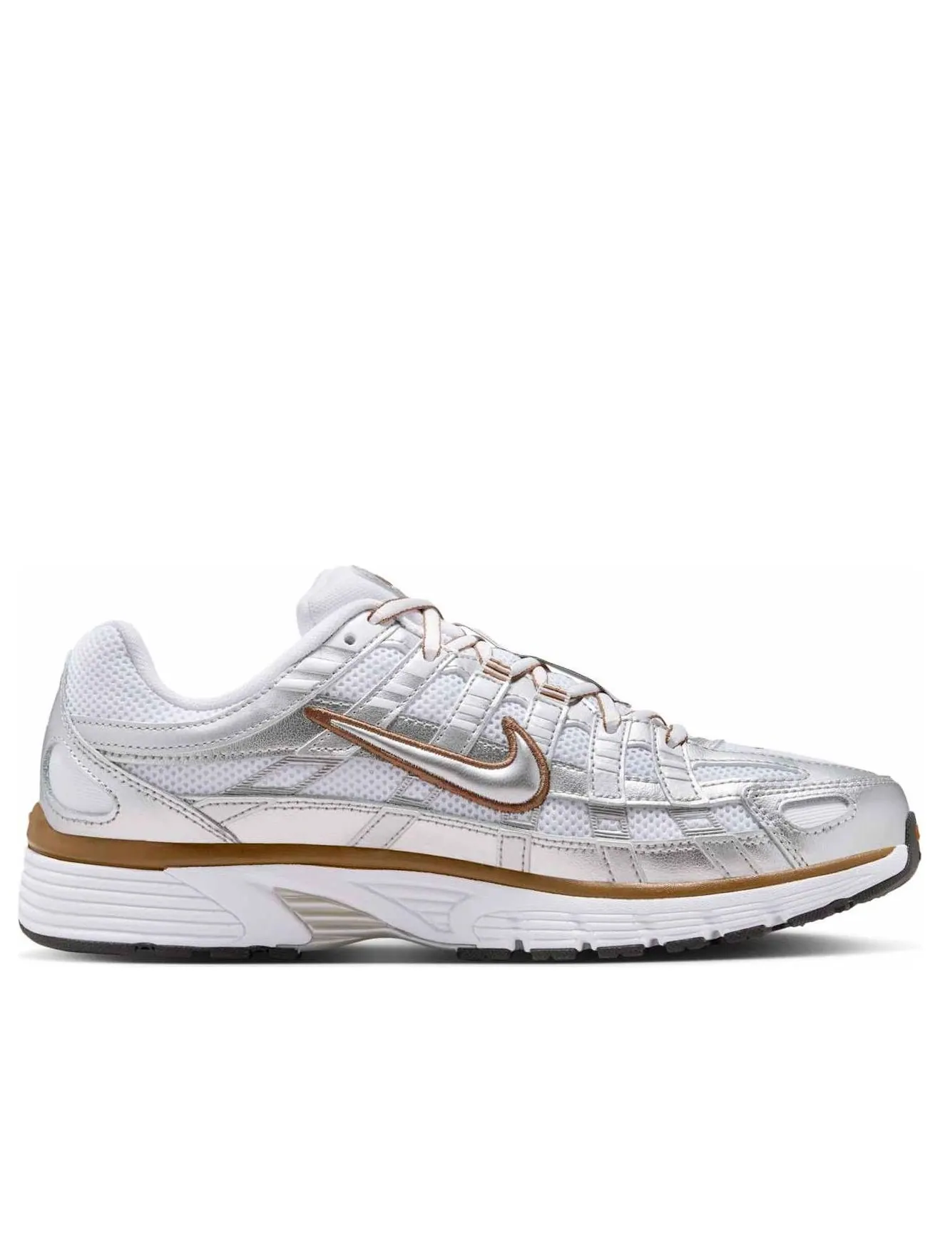 Кроссовки (WMNS) Nike P-6000 'Light British' — изображение 6 из 6, серебряный