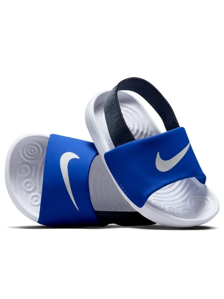 Шлепанцы (TD) Nike Kawa Slides 'Game Royal White' — изображение 3 из 6, синий