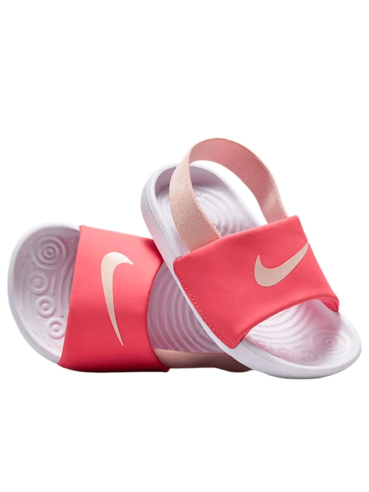 Шлепанцы (TD) Nike Kawa Slides 'Magic Ember White' — изображение 3 из 6, розовый