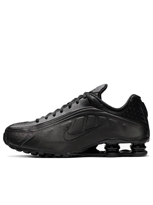 Кроссовки shox r4 'triple black' Nike — изображение 1 из 4, черный