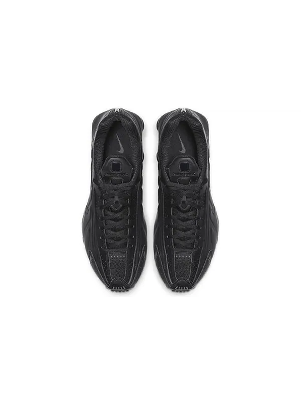 Кроссовки shox r4 'triple black' Nike — изображение 4 из 4, черный