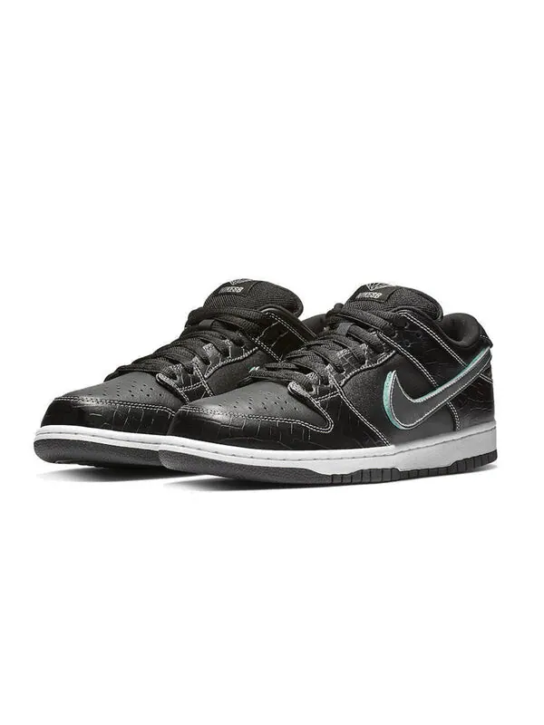 Кроссовки x diamond supply co. sb dunk low pro Nike — изображение 2 из 4, черный
