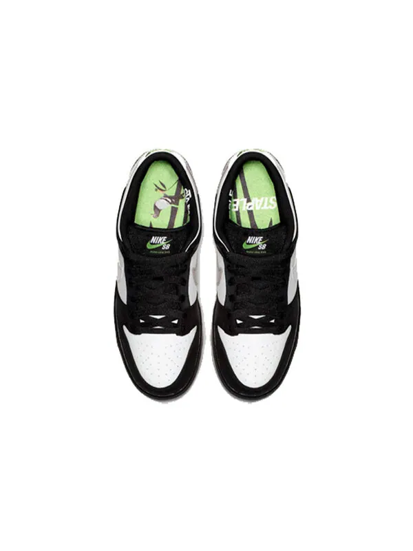 Кроссовки x jeff staple sb dunk low pro Nike — изображение 4 из 4, черный/белый-зеленый