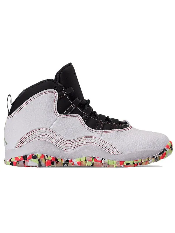 Кроссовки 10 ретро se Air Jordan — изображение 2 из 4, белый/-черный