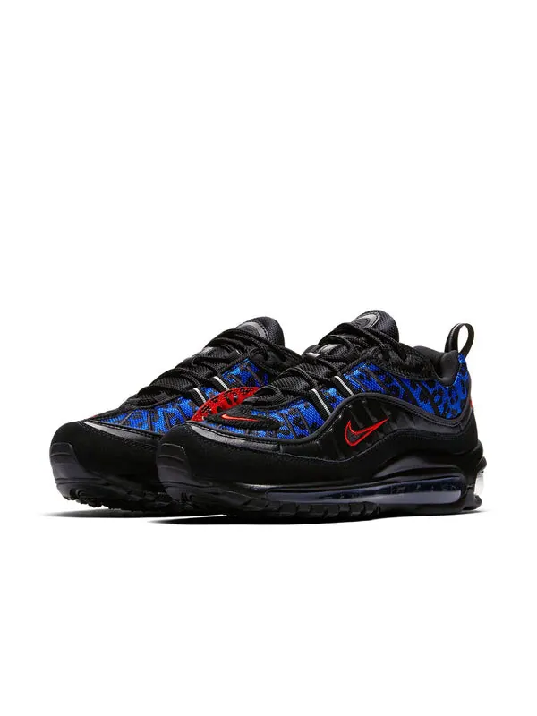 Кроссовки air max 98 премиум Nike — изображение 3 из 4, черный/синий/красный