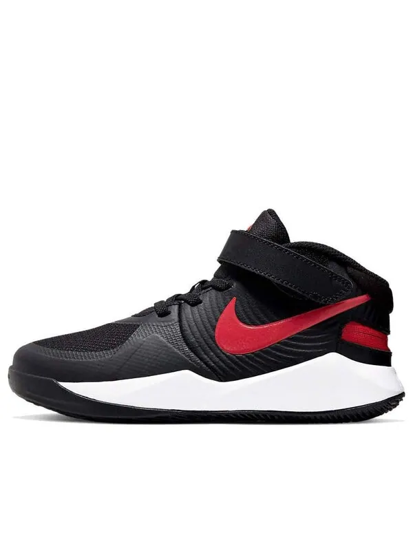 Кроссовки (PS) Nike Team Hustle D 9 FlyEase 'Black Gym Red' — изображение 1 из 3, черный/красный/белый