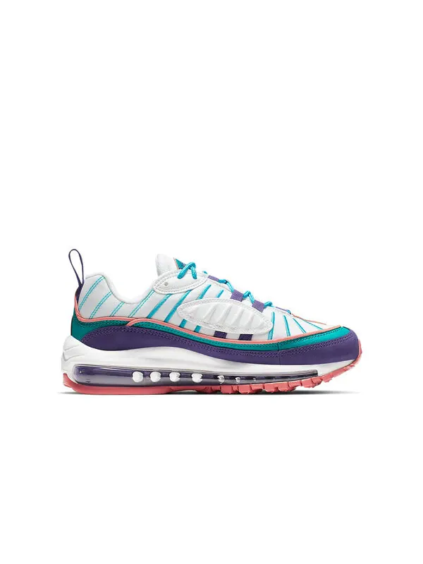 Кроссовки air max 98 Nike — изображение 2 из 4, белый/синий/фиолетовый