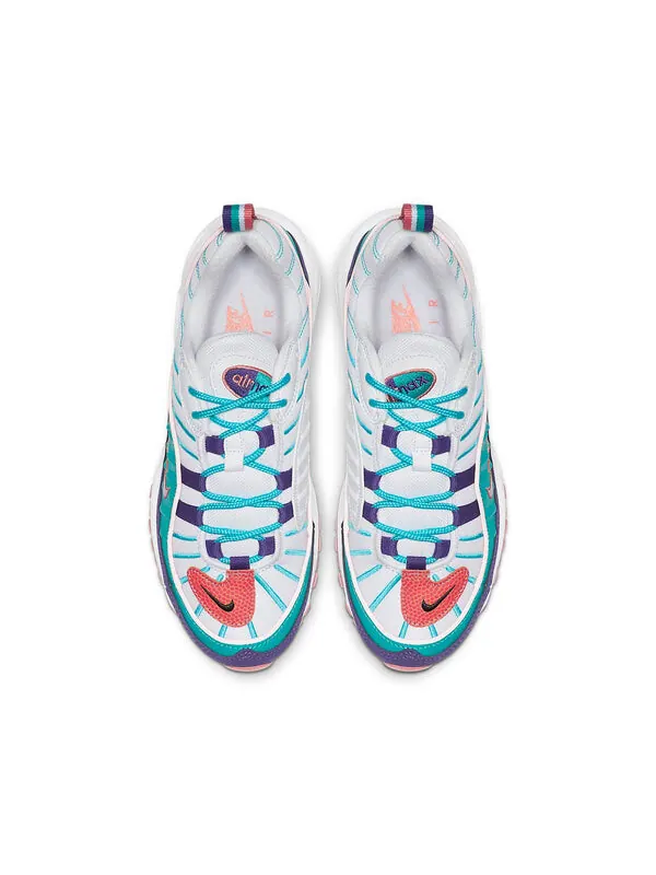 Кроссовки air max 98 Nike — изображение 4 из 4, белый/синий/фиолетовый