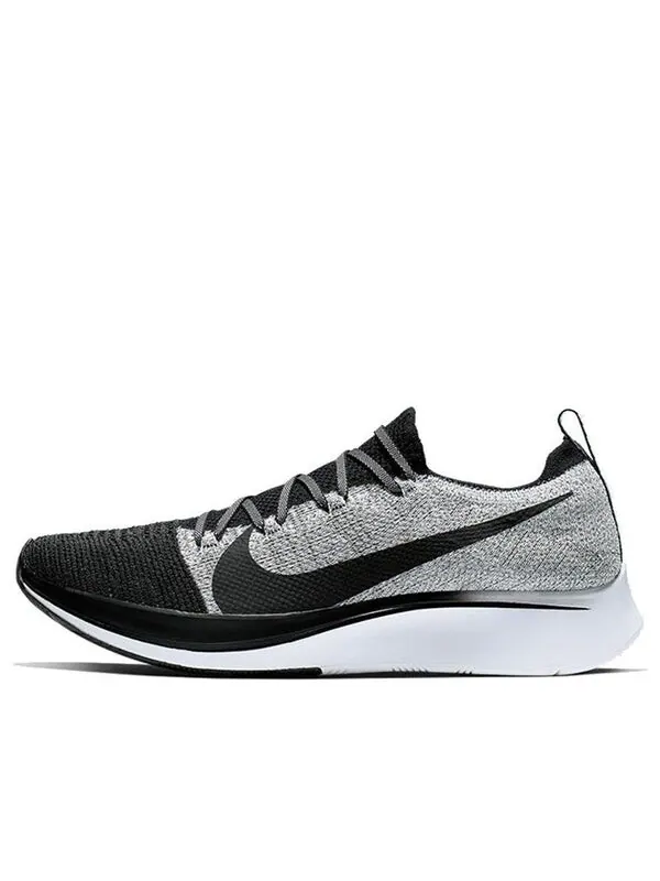 Кроссовки zoom fly flyknit Nike — изображение 1 из 4, черный/белый