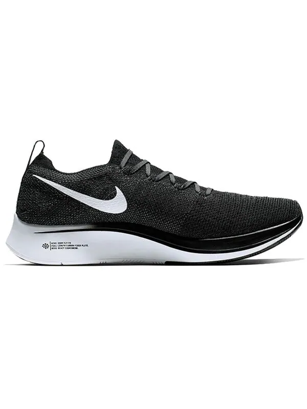 Кроссовки zoom fly flyknit Nike — изображение 2 из 4, черный/белый