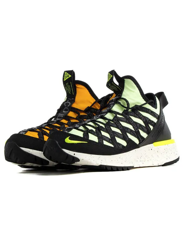 Кроссовки acg react terra gobe 'barely volt' Nike — изображение 2 из 4, оранжевый зеленый