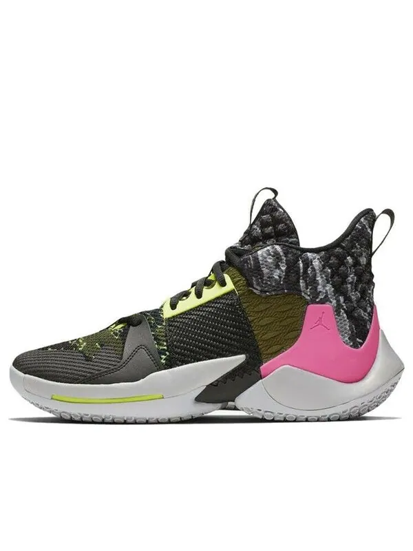 Кроссовки почему не zer0.2 pf Air Jordan — изображение 1 из 4, серый/черный//розовый