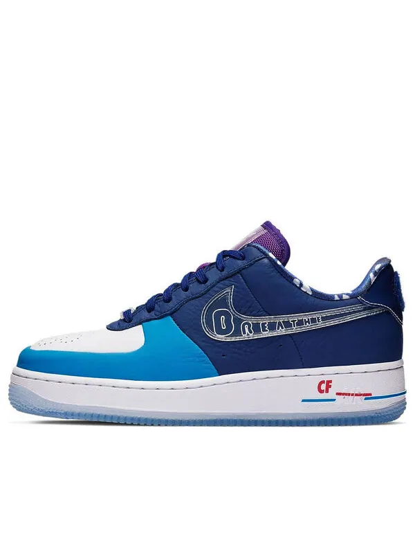Кроссовки air force 1 низкие Nike — изображение 1 из 4, синий/белый/фиолетовый