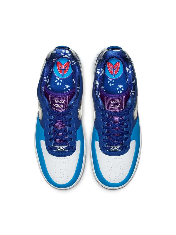 Кроссовки air force 1 низкие Nike — изображение 4 из 4, синий/белый/фиолетовый