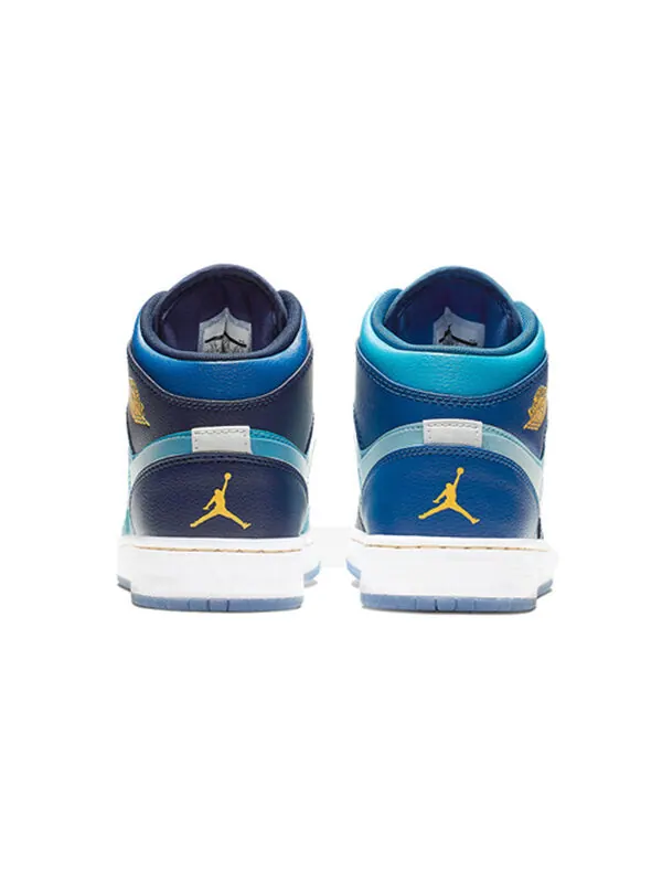 Кроссовки 1 средние Air Jordan — изображение 4 из 4, синий/-синий