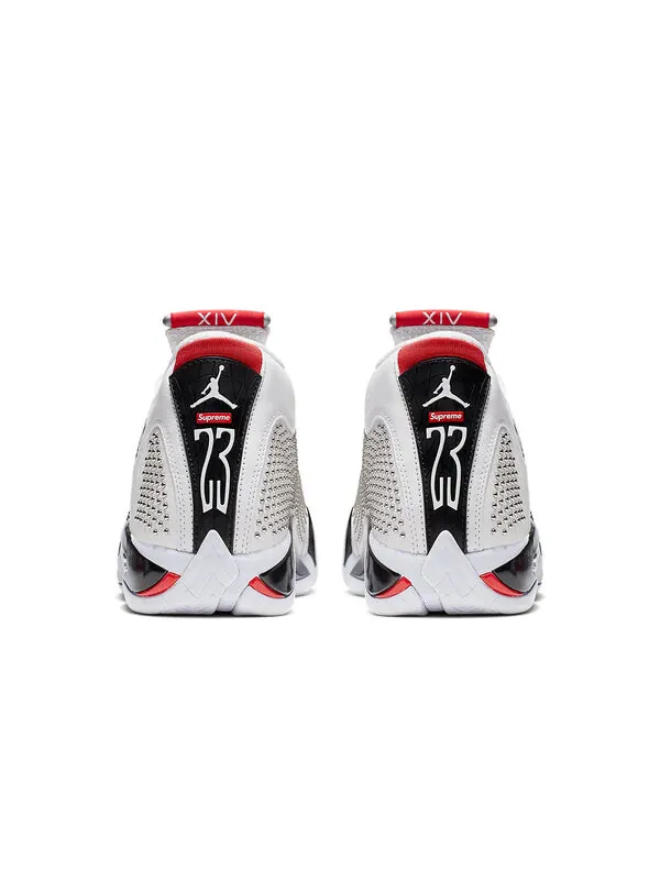Кроссовки 14 ретро x supreme Air Jordan — изображение 4 из 4, белый/черный