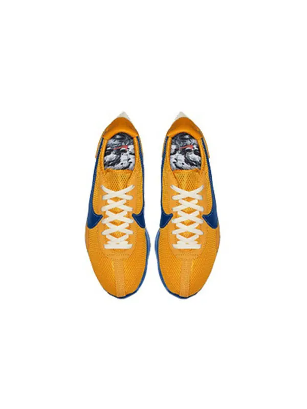 Кроссовки moon racer qs Nike — изображение 3 из 4, желтый/синий