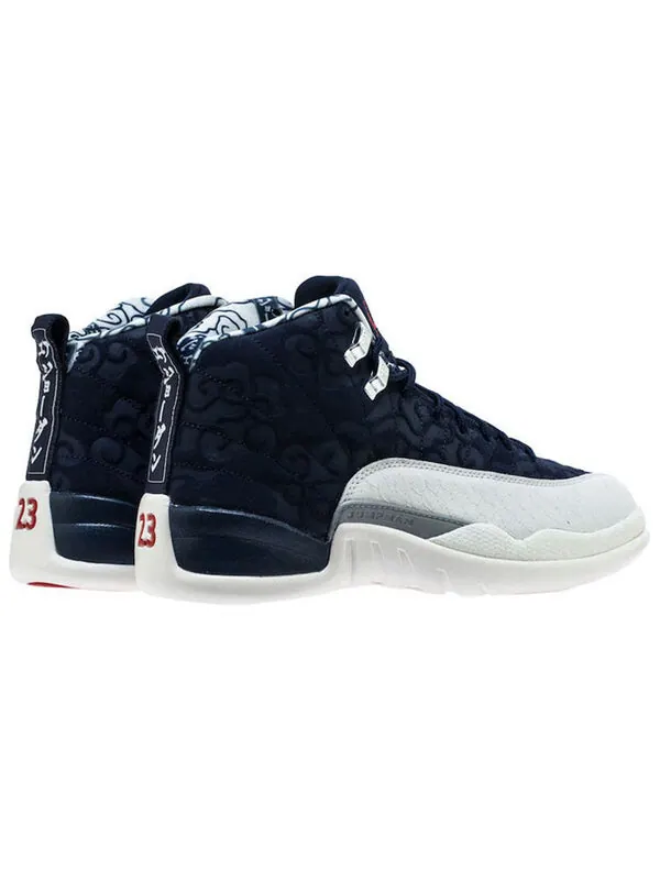 Кроссовки 12 ретро Air Jordan — изображение 3 из 4, темно-синий/красный