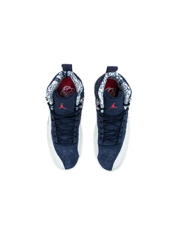 Кроссовки 12 ретро Air Jordan — изображение 4 из 4, темно-синий/красный