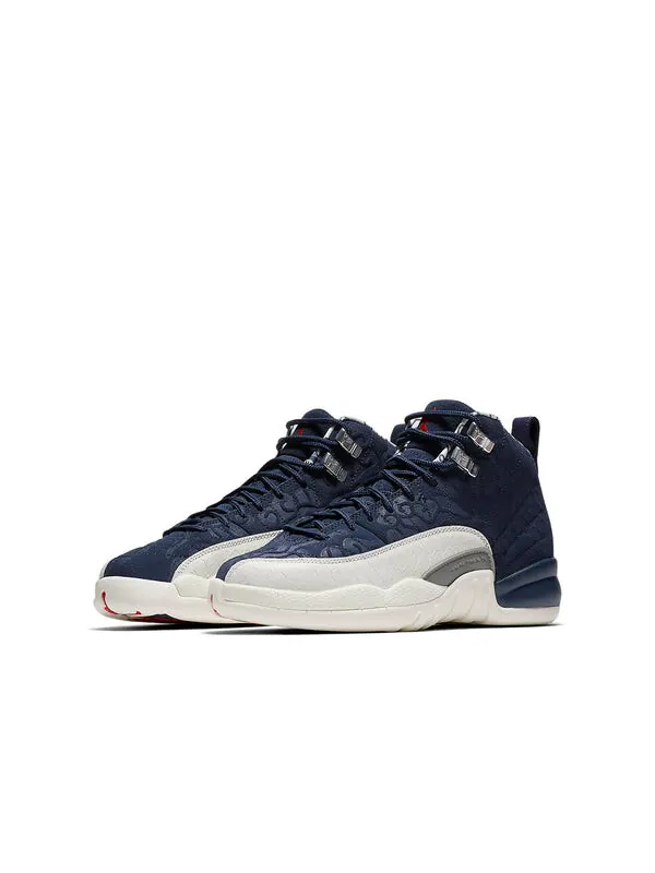 Кроссовки 12 ретро Air Jordan — изображение 3 из 4, темно-синий/-красный