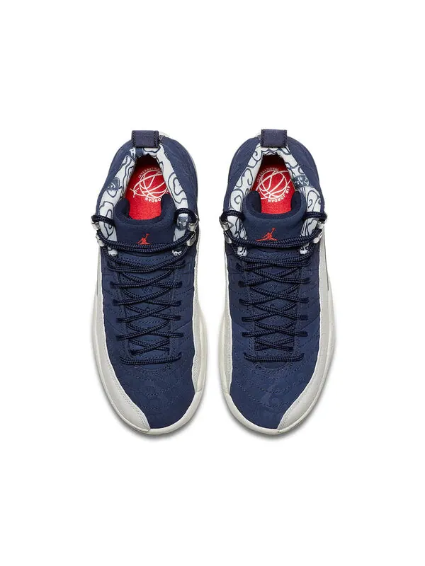 Кроссовки 12 ретро Air Jordan — изображение 4 из 4, темно-синий/-красный
