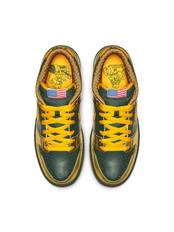 Кроссовки dunk pro low sb Nike — изображение 4 из 4, золото