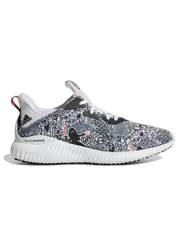 Кроссовки alphabounce Adidas — изображение 2 из 4, белый