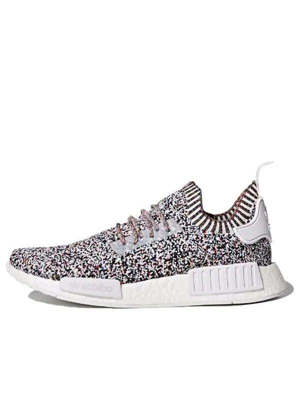 Кроссовки nmd_r1 primeknit Adidas — изображение 1 из 4, белый