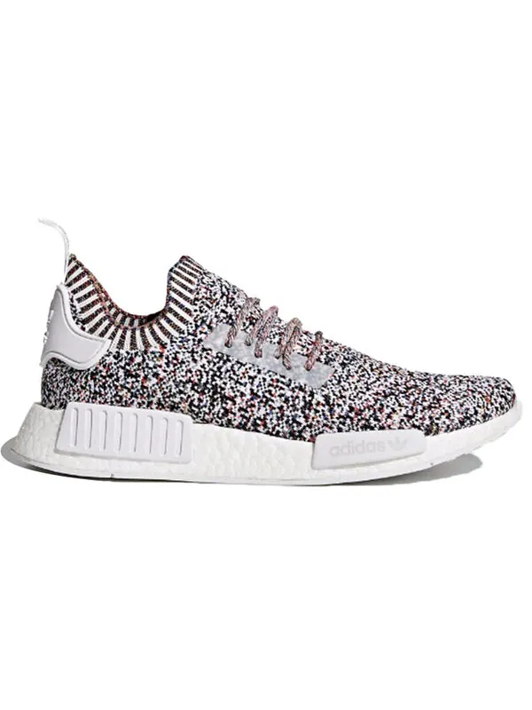 Кроссовки nmd_r1 primeknit Adidas — изображение 2 из 4, белый