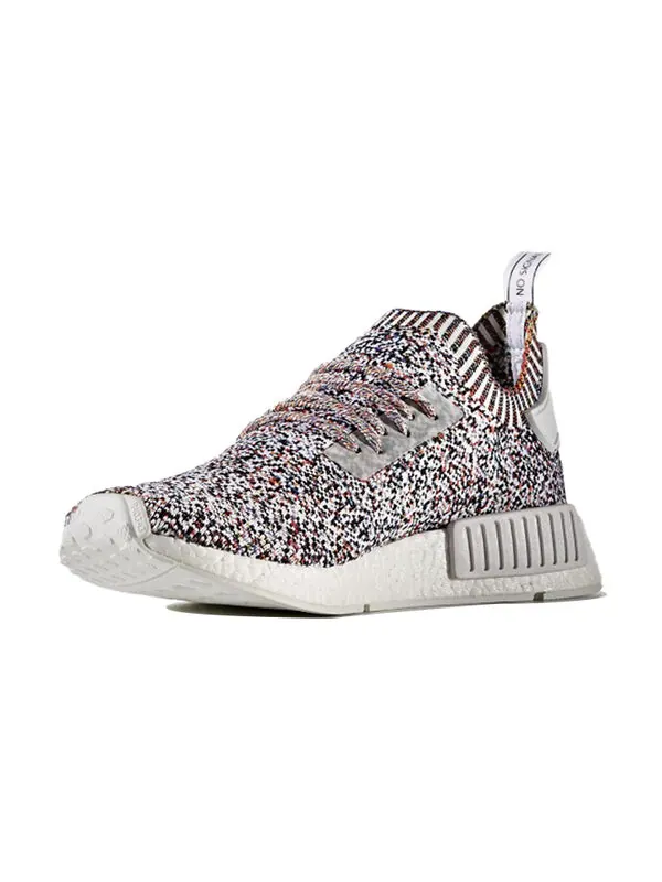 Кроссовки nmd_r1 primeknit Adidas — изображение 3 из 4, белый