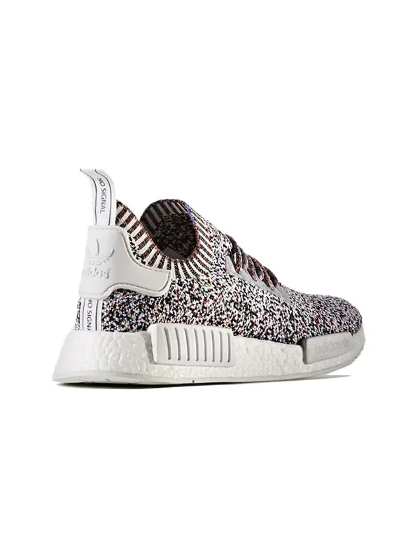 Кроссовки nmd_r1 primeknit Adidas — изображение 4 из 4, белый