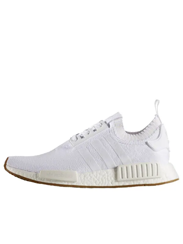 Кроссовки nmd_r1 primeknit Adidas — изображение 1 из 4, белый