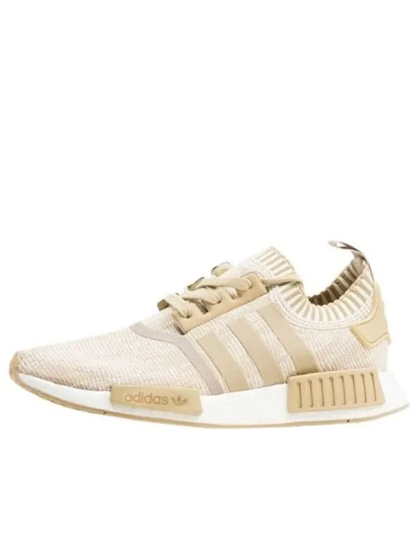 Кроссовки nmd_r1 pk Adidas — изображение 1 из 4, светлый коричневый/белый