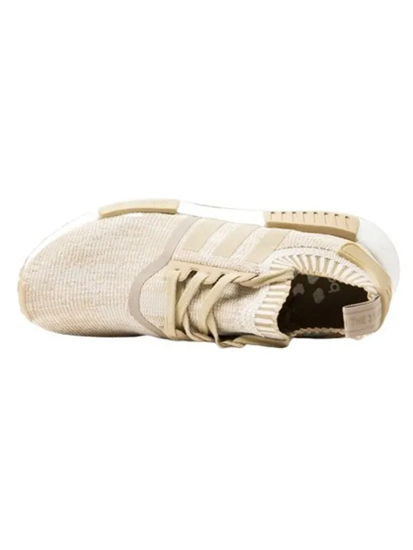 Кроссовки nmd_r1 pk Adidas — изображение 3 из 4, светлый коричневый/белый