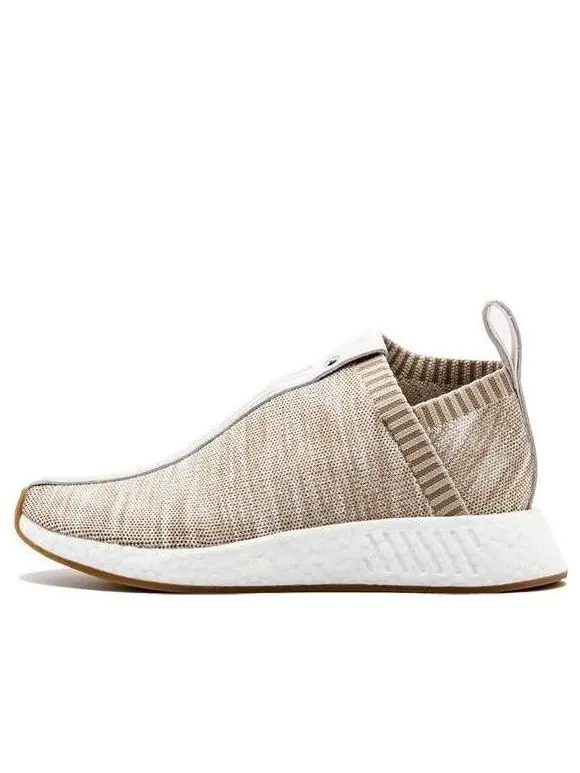 Кроссовки x kith x naked nmd_cs2 primeknit 'tan' Adidas — изображение 1 из 4, бежевый