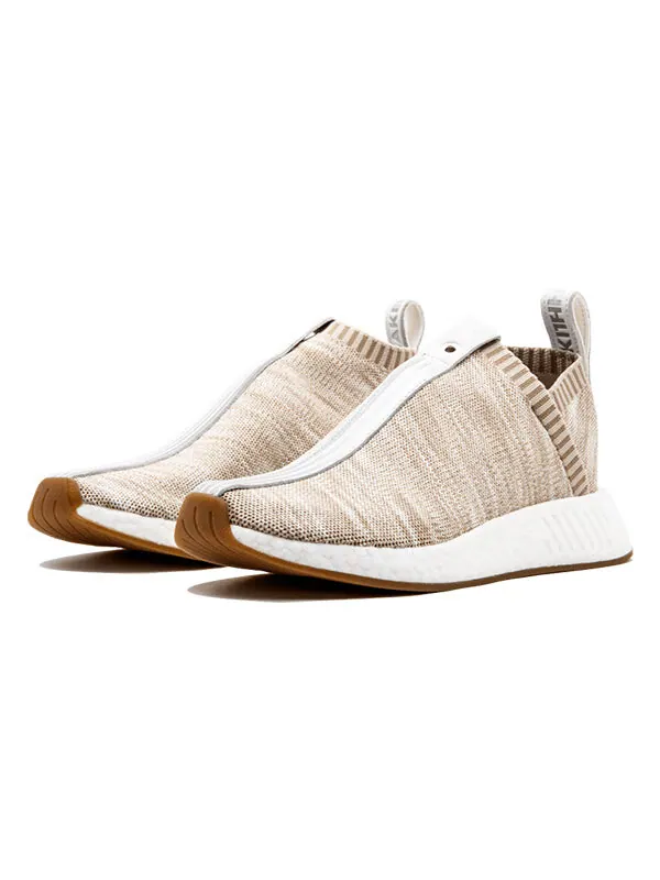 Кроссовки x kith x naked nmd_cs2 primeknit 'tan' Adidas — изображение 2 из 4, бежевый