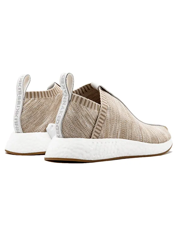 Кроссовки x kith x naked nmd_cs2 primeknit 'tan' Adidas — изображение 3 из 4, бежевый