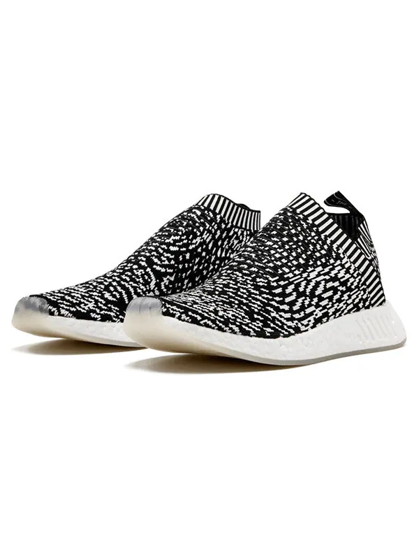 Кроссовки nmd_cs2 primeknit Adidas — изображение 3 из 4, черный/белый