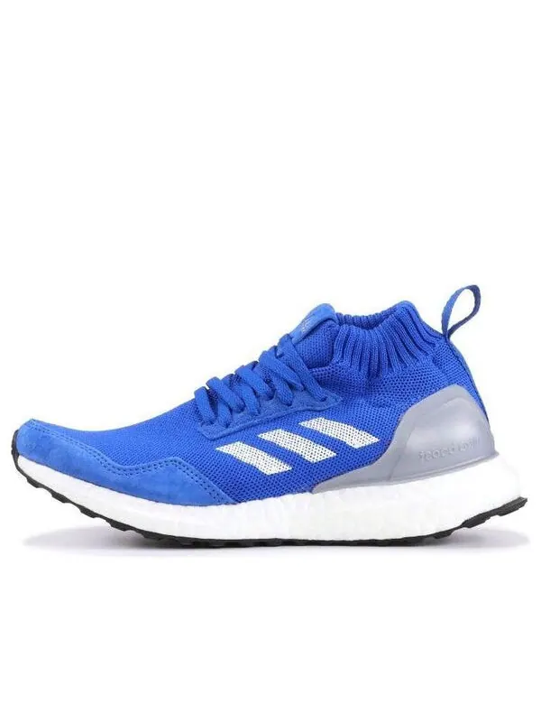 Кроссовки ультрабуст мид Adidas — изображение 1 из 4, синий/белый