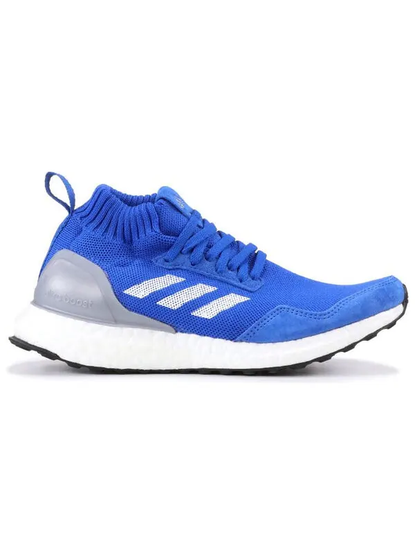 Кроссовки ультрабуст мид Adidas — изображение 2 из 4, синий/белый