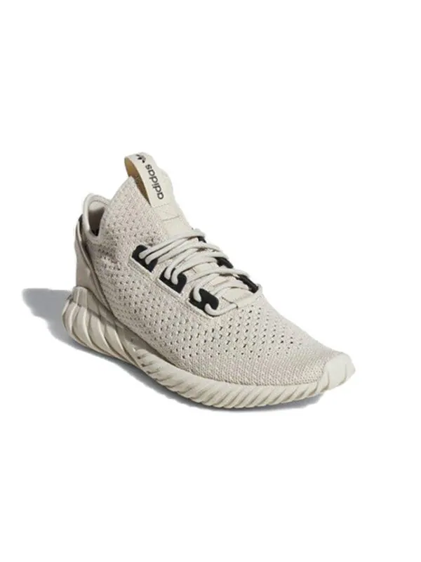 Кроссовки tubular doom sock primeknit 'sesame' Adidas — изображение 3 из 4, бежевый