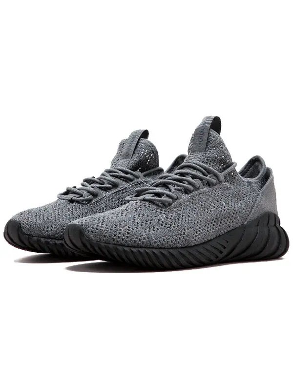 Кроссовки трубчатые doom носок primeknit Adidas — изображение 2 из 4, серый/черный/белый