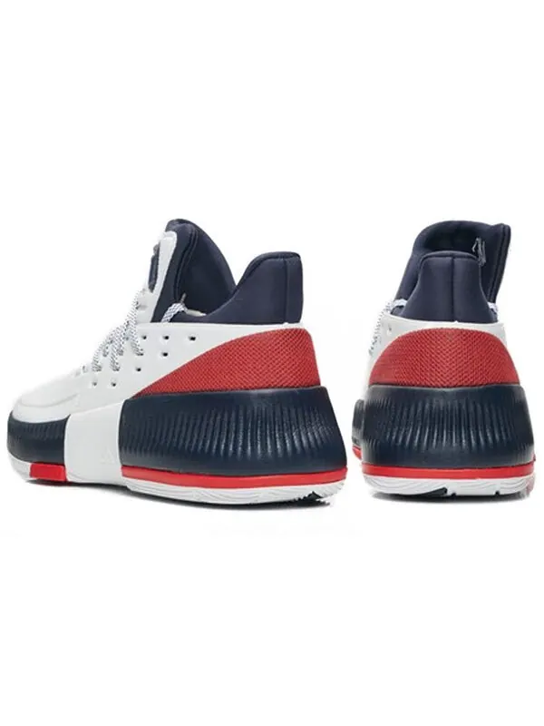 Кроссовки дама лиллард 3 Adidas — изображение 3 из 4, белый/синий/красный