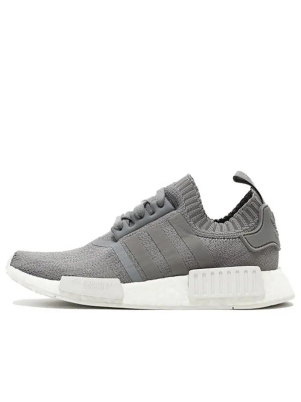 Кроссовки nmd_r1 primeknit Adidas — изображение 1 из 4, серый