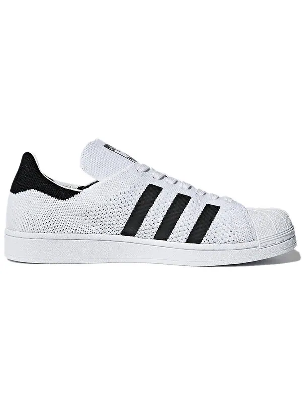 Кроссовки оригиналы superstar primeknit Adidas — изображение 2 из 4, белый/черный