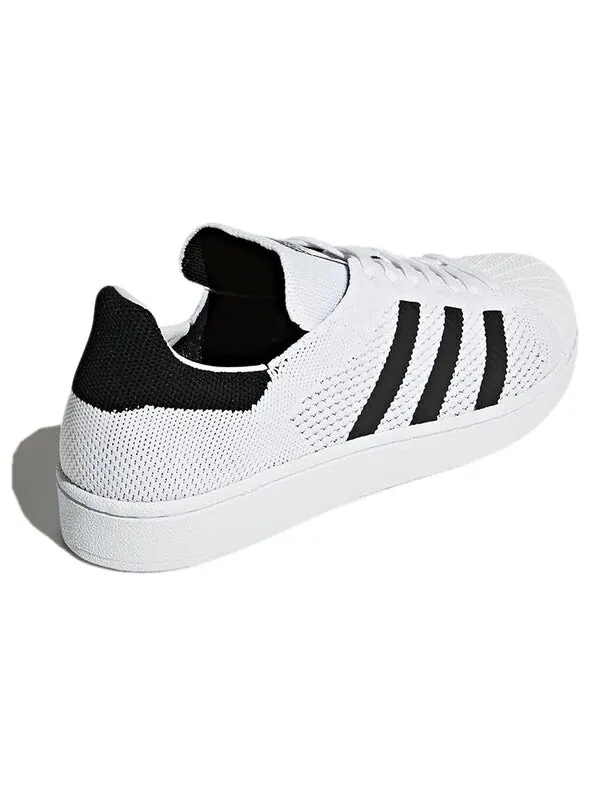 Кроссовки оригиналы superstar primeknit Adidas — изображение 4 из 4, белый/черный